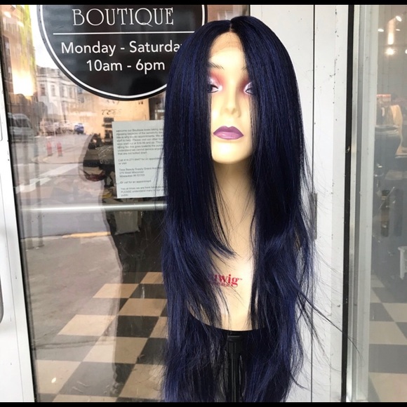 Blue wig Swisslace Lacefront Blue Wig 2025 - Picture 7 of 8